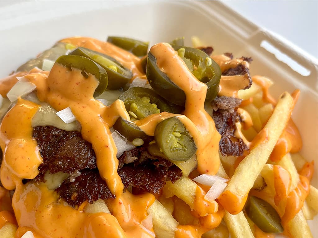 Frytoburger Spicy z frytkami - Zapini Słupsk